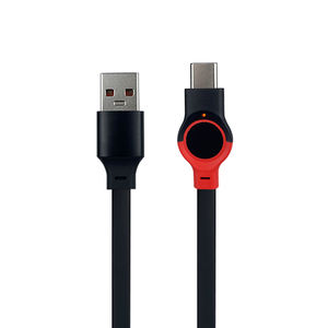 Nouveau câble d'empreintes digitales Bio Usb A vers Usb C câble de synchronisation de données chargeur de charge rapide téléphone portable Type C pour Huawei Samsung Xiaomi - Product Image 1