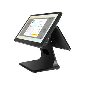 Thiết kế mới Màn hình kép 15.6 inch N100 <span class=keywords><strong>POS</strong></span> thiết bị đầu cuối máy siêu thị tiền mặt nhanh chóng đăng ký với i3 i5 - Product Image 1