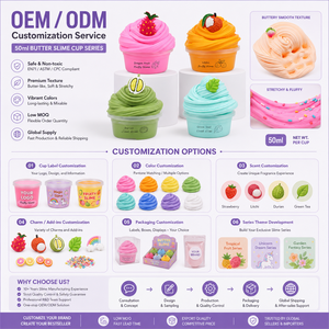 Kit de Slime de Mantequilla para Niñas y Niños, Regalos para Fiestas, Slime Elástico y No Pegajoso, Juguete Antiestrés para Niños, Slime Suave para Hacer Manualidades - Product Image 5