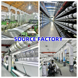 Bán buôn 100% polyester pongee vải phong cách tươi với mô hình màu xanh trên nền trắng từ nguồn nhà máy - Product Image 4