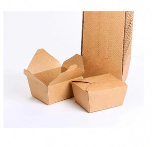 Caja de Papel Kraft Marrón Desechable Personalizada de Diferentes Formas para Comida para Llevar, Empaque de Alimentos para Restaurante - Product Image 3