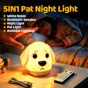 EGH Novità 2026: Luce Notturna LED a Forma di Cane con Suoni Rilassanti, Altoparlante Bluetooth e Telecomando - Product Image 3