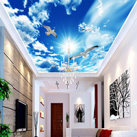 Film de plafond tendu pour la décoration intérieure avec motif imprimé UV Plafonds suspendus modernes Film de plafond tendu