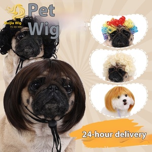 Pelucas <span class=keywords><strong>para</strong></span> <span class=keywords><strong>perros</strong></span> y gatos de pelo rizado y liso <span class=keywords><strong>para</strong></span> mascotas, suministros <span class=keywords><strong>para</strong></span> mascotas, joyería de Halloween <span class=keywords><strong>para</strong></span> Primavera, accesorio de ropa <span class=keywords><strong>para</strong></span> mascotas - Product Image 2