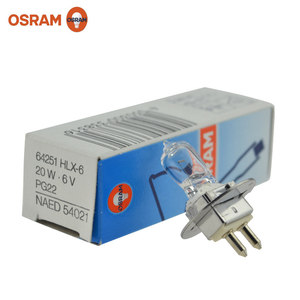 <span class=keywords><strong>Ampoule</strong></span> halogène Osram HLX64251 <span class=keywords><strong>6V</strong></span> <span class=keywords><strong>20W</strong></span> pour lampe à fente ; <span class=keywords><strong>Ampoule</strong></span> de microscope Zeiss 64260 12V 30W PG22 - Product Image 1