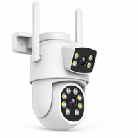 Caméra IP sans fil pour la sécurité domestique avec vision nocturne couleur 4MP IP65, Pan-Tilt PTZ, stockage cloud, garantie 1 an, utilisation en extérieur