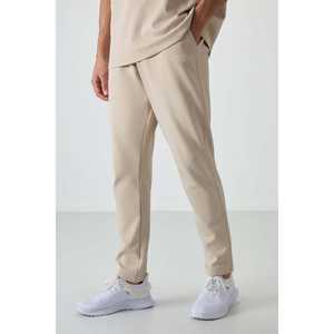 Conjunto Deportivo de Algodón Beige para Hombre, Corte Holgado, Estilo Casual y Transpirable para Adultos - Product Image 3