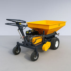 Chariot d'épandage d'<span class=keywords><strong>engrais</strong></span> de <span class=keywords><strong>pelouse</strong></span> à essence automoteur avec grande trémie <span class=keywords><strong>pour</strong></span> le transport d'<span class=keywords><strong>engrais</strong></span> et de jardin - Product Image 4