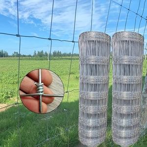 Recinzione per Bestiame e Ovini <span class=keywords><strong>in</strong></span> Rete Metallica Zincata, Altamente Resistente e Facile da Montare - Product Image 3
