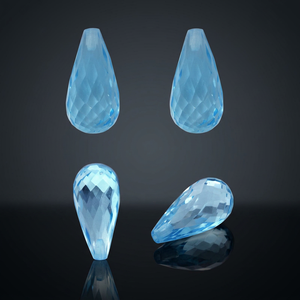 Topacio azul NATURAL para fabricación de joyas, Gema suelta de alta calidad, precio de fábrica al por mayor - Product Image 3