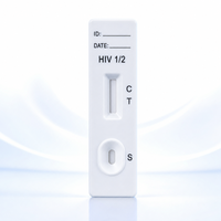 Kits de test de diagnostic rapide du VIH en gros d'usine, test rapide du VIH 1+2 dans le sang, précision de 99 %, résultats en 5 à 15 minutes