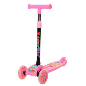 <span class=keywords><strong>Trottinette</strong></span> Pliable pour Enfants 1-5 <span class=keywords><strong>Ans</strong></span>, <span class=keywords><strong>Trottinette</strong></span> d'Apprentissage Évolutive pour <span class=keywords><strong>Bébé</strong></span>, Légère à Planche Unique - Product Image 1