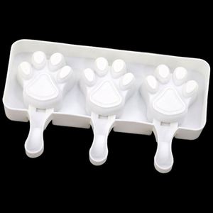 Moule en silicone écologique personnalisé avec logo, 3 cavités en forme de pieds, motif dessin animé, pour crème, glace, cuisson, résine, sans BPA, fait main, DIY, OEM/ODM - Product Image 3