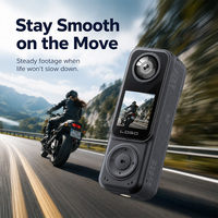 Mini caméra d'action 4K avec écran pour moto, vlog de voyage et aventures en plein air – Fabrication OEM personnalisée