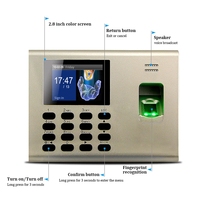 ZK Smart Fingerabdruck-Zugangskontrolle K40 Mit RFID-Kartenleser Biometrische TCP/IP Fingerabdruck-Zeiterfassung Mit Eingebauter Batterie