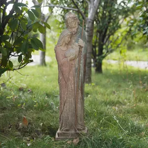 Садовая статуя Святого семейства, садовая статуя, винтажная живопись, Фуцзянь, украшение для дома и сада
