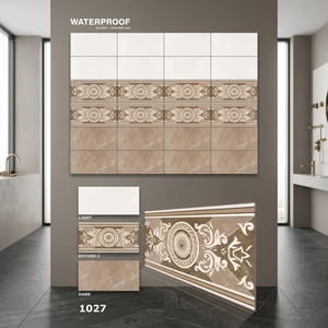Carreaux muraux en céramique de porcelaine émaillée 30x60cm 300x600mm pour salle de bain et couloir, style coréen, best-seller - Product Image 5