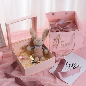 Extension Packaging with <b>Window</b> Ribbon Closure Luxury Gift Boxes - Product Image 5