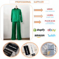 Ensemble 2 pièces pour femmes tendance, chemise à manches longues à col rabattu, pantalon long à jambes droites, ensemble 2 pièces décontracté et élégant pour femmes