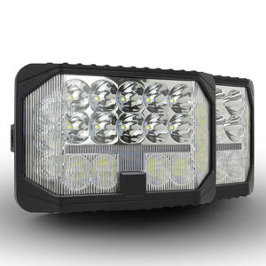 ไฟ LED สีขาวเหลือง 12V 90W 5000LM แบบยูนิเวอร์แซลสำหรับมอเตอร์ไซค์ ไฟสปอร์ตไลท์ ไฟเดย์ไลท์ 7 นิ้ว 32SMD สำหรับรถ Wrangler - Product Image 2