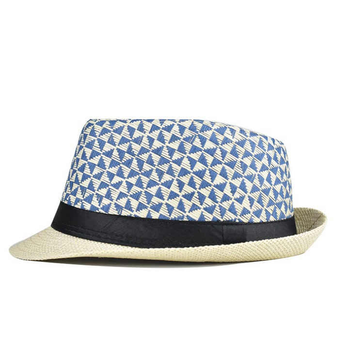 Cuban Hats For Men Mens Womens Straw Jazz Fedora Hat Trilby Cuban