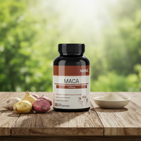 Complément Alimentaire en Gélules de Maca, Oméga 3 EPA DHA, Mélange de Fibres, Sans OGM, Sans Gluten, Marque Privée OEM, Vente en Gros pour Adultes, Exportation
