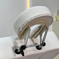 Table de massage électrique moderne pour soins du visage, chauffante, en cuir PU imperméable, réglable, pour salon de beauté, spa, hôtel, bien-être