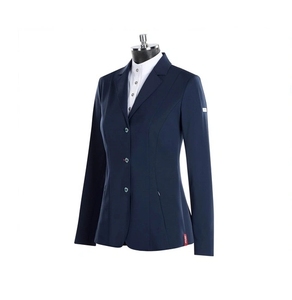 Giacche Equestri Traspiranti in Tessuto Elasticizzato con Bottoni per Donne, Maglioni Asciugatura Rapida per Equitazione - Product Image 1