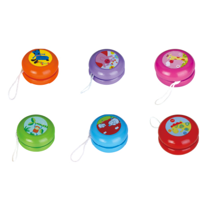 Оптовая продажа, Классическая деревянная йо-йо игра для детей на заказ