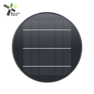 OEM mini round solar panel 2w 5w 5v <span class=keywords><strong>12v</strong></span> for outdoor application - Product Image 1