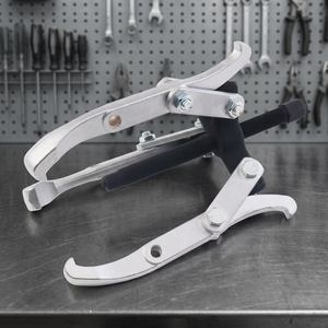 Professional Industrial Grade Carbon Steel Black Silver Equipment Repair 5 Ton 2/3 Jaws Extended Arm Gear Mechanic Long <b>Puller</b> - Product Image 2