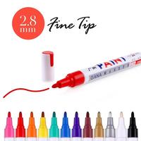 Nettoyant pour peinture, stylo de peinture huileux pour roues de voiture, polis pour pneus en caoutchouc automobile, marqueur permanent pour métal, graffiti, rayures, cire humide