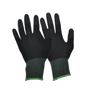 Dokunmatik ekran PU parmak kaplı polyester iş ucuz telefon altlığı eldiven kullanın - Product Image 3