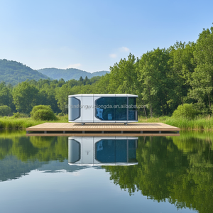 Casa Móvil Contenedor de Aluminio con Diseño de Cápsula Espacial, con Cocina y Dormitorio, Diseño Creativo de Hotel para Uso <span class=keywords><strong>en</strong></span> Villas y Almacenes - Product Image 3