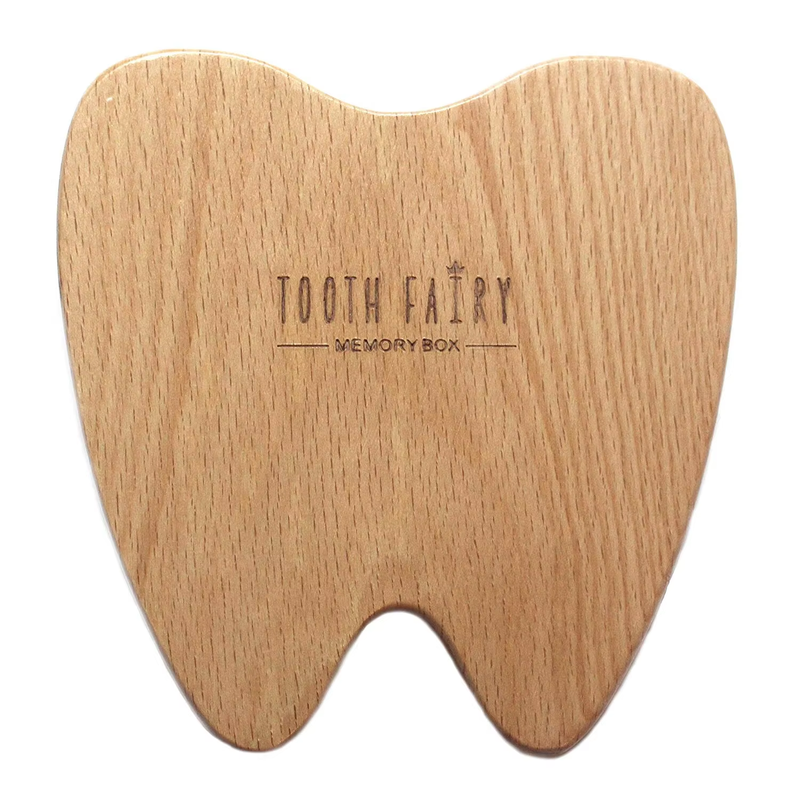 Natural Wood Baby Milk Teeth Keepsake