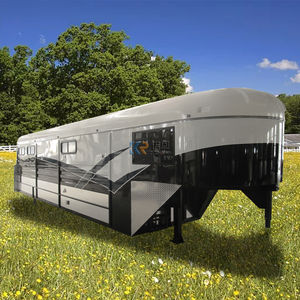 Most Popular 3 Bumper Pull Comfortable Gooseneck Horse-<b>trailer</b> Carts Horse Carriage <b>Trailer</b> - Product Image 1