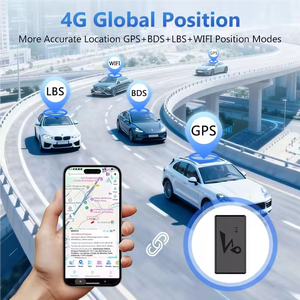 Traceur GPS pour voiture 4G LTE GSM pour <span class=keywords><strong>moto</strong></span> et voiture, localisateur miniature aimanté anti-perte avec application gratuite - Product Image 3