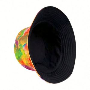 Sombrero de Pescador Unisex Personalizado con Letras para Mujer y Hombre, Gorra de Panamá para Verano, Gorra Hip Hop de Una o Dos Caras - Product Image 4