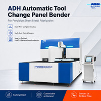 Cintreuse de panneaux CNC de précision ADH, machine de pliage automatique flexible pour tôles d'aluminium et d'acier inoxydable de 2 mm