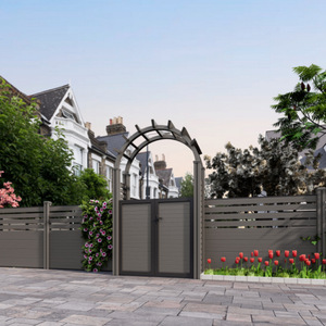 Valla de Barrera de WPC Duradera de Alta Rigidez, Valla de Madera Plástica, Tamaño Personalizado, Anti-Decoloración, para Áreas Turísticas - Product Image 6