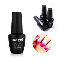 OEM/ODM ibdgel nail art soak off uv gel change temperature gel polish