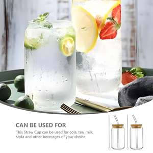 コーヒーカップグラスグラス16/20オンス売れ筋クリアミルクジュースティーコーヒーカップグラス20オンスビールグラス - Product Image 2