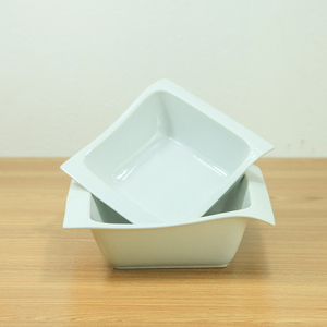 Bán Buôn Khách Sạn Nhà Hàng Bữa Ăn Tối Sử Dụng Phục Vụ Vuông Nhỏ Bát Gốm Oem - Product Image 1