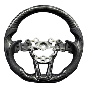 Volante Deportivo de 3 Radios y 40 mm con Agarre JE39, Fibra de Carbono Real 3k para <span class=keywords><strong>Mazda</strong></span> <span class=keywords><strong>MX</strong></span>-<span class=keywords><strong>5</strong></span>/Miata 16-25, Piezas Modificadas para Automóviles - Product Image 1