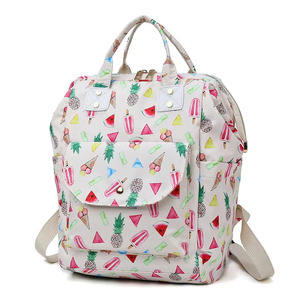 Zaino <span class=keywords><strong>per</strong></span> Pannolini Portatile in Poliestere con Stampa Floreale e Cartoni Animati <span class=keywords><strong>per</strong></span> <span class=keywords><strong>Neonati</strong></span>, Essenziali <span class=keywords><strong>per</strong></span> Mamme, Vendita all'Ingrosso dalla Cina - Product Image 3