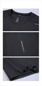 Ruiquwin เสื้อยืดผู้ชายลายตามสั่งพิมพ์ลายตาข่ายแห้งเร็วเสื้อยืดฝึกซ้อม - Product Image 6