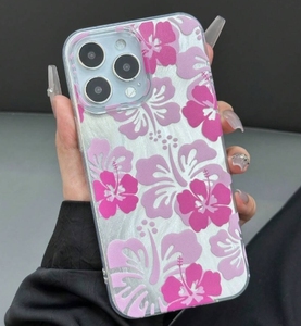 2025 nuova custodia per telefono con fiore <span class=keywords><strong>rosa</strong></span> grande per <span class=keywords><strong>iPhone</strong></span> 16 15 <span class=keywords><strong>Pro</strong></span> <span class=keywords><strong>Max</strong></span> 14 <span class=keywords><strong>13</strong></span> 12 11 filato di piume lucido IMD <span class=keywords><strong>Cover</strong></span> per cellulare antiurto - Product Image 5