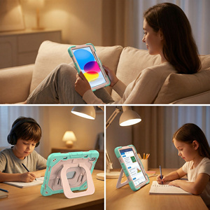 Per <span class=keywords><strong>ipad</strong></span> 11a generazione caso A16 per bambini antiurto cavalletto in Silicone Tablet custodia per <span class=keywords><strong>ipad</strong></span> 11th Gen A16 10a generazione 10.9 pollici - Product Image 2