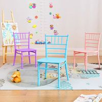Grande Vente Chaises Empilables Colorées Enfants pour Fêtes en Résine Plastique PP Modernes Mariages Hôtels Banquets Anniversaires Dîners Événements Location de Fêtes