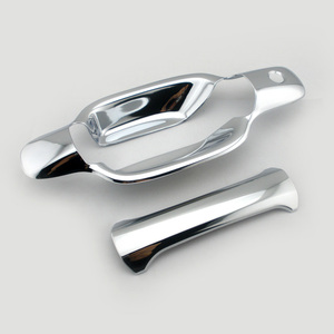 อุปกรณ์ตกแต่งรถยนต์ Chrome ฝาครอบมือจับประตูด้านนอกสําหรับ 2005-2012 Chevy Colorado/GMC Canyon 2D - Product Image 4